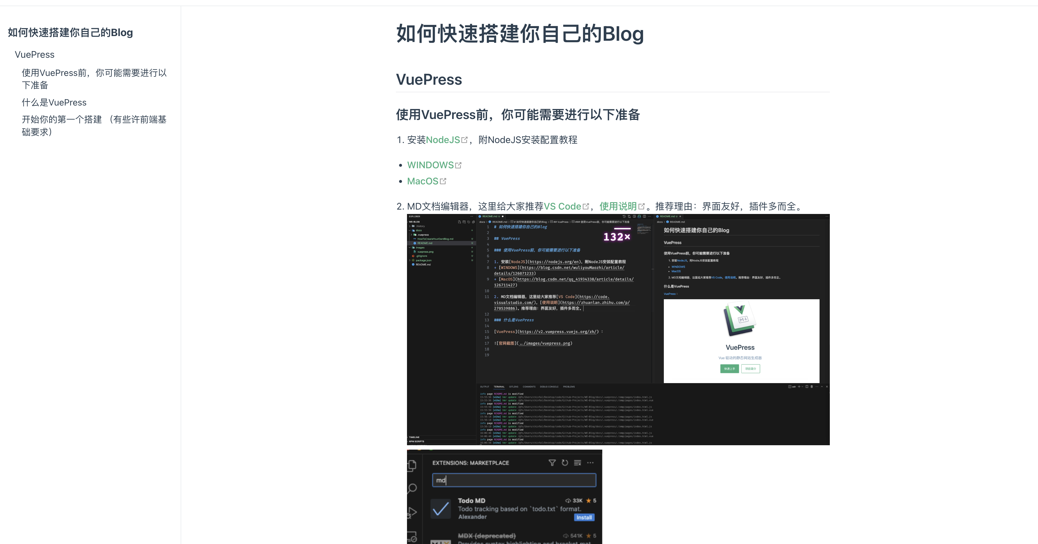 本地开发效果